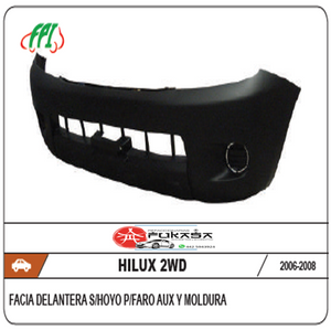 FACIA DEL HILUX 2WD 06-08 S/HOYO P/FARO AUX  MOLDURA *IMP