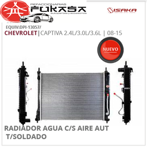 RADIADOR CHEVROLET CAPTIVA 2.4L/3.0L/3.6L