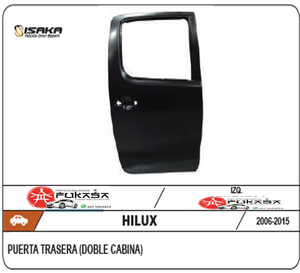 PUERTA TRAS/IZQ TOYOTA HILUX 06-15 *IMP