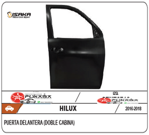 PUERTA DEL IZQ TOYOTA HILUX 16-19  (DOBLE CABINA) (COLOR/GRIS) *IMP