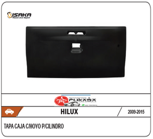 TAPA BATEA TOYOTA HILUX 09-15  C/HOYO P/CILINDRO (COLOR/GRIS) *IMP