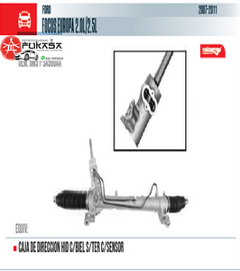 CAJA DE DIRECCION HID C/BIEL S/TER C/SENSOR (YOKOMITSU) FOCUS EUROPA 2.0L/2.5L 2007 2011 *IMP