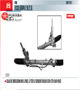CAJA DE DIRECCION HID C/BIEL S/TER S/SENSOR (VOLVO C30-C70-S40-V50) (YOKOMITSU) FOCUS EUROPA 2.0L/2.5L 2007 2011 *IMP