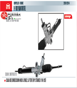 CAJA DE DIRECCION HID C/BIEL S/TER (YOKOMITSU) H-100 VAN DIESEL 2010 2014 *IMP