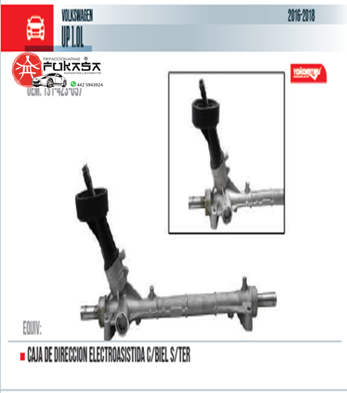 CAJA DIRECCION ELECTROASISTIDA VW UP 16-18 1.0L C/BIEL S/TER *YOKOMITZU