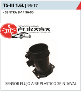 SENSOR DE FLUJO PARA MAZA DE AIRE PLASTICO NEGRO TSURU III