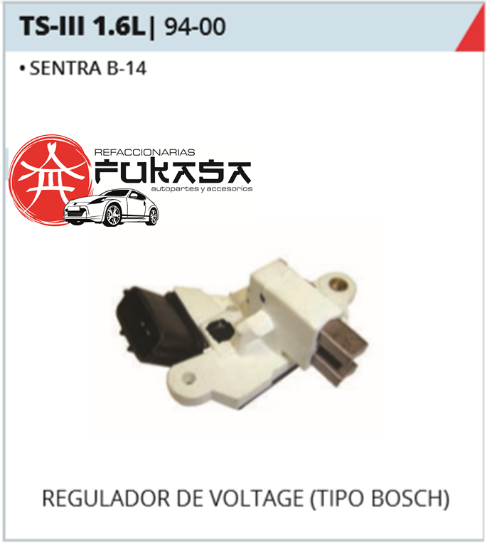 REGULADOR VOLTAGE PARA EL ALTERNADOR  TSURU III