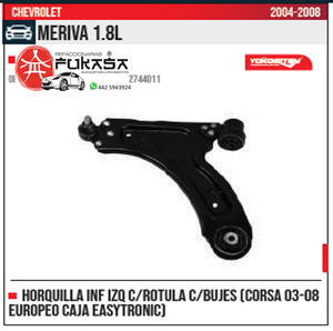 HORQUILLA INF IZQ MERIVA 1.8L 2004 2008 *IMP