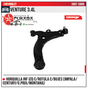 HORQUILLA INF IZQ IMPALA CENTURY G.PRIX MONTANA VENTURE 3.4L 1997 2005 *IMP