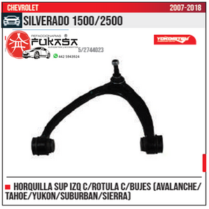 HORQUILLA SUP IZQ CHEVROLET SILVERADO 1500 2500 07 18 AVALANCHE TAHOE YUKON SUBURBAN SIERRA *IMP