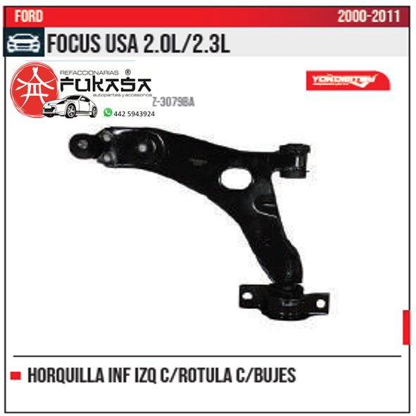 HORQUILLA INF IZQ FOCUS USA 2.0L 2.3L 2000 2011 *IMP