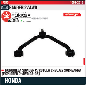 HORQUILLA SUP DER SUP BARRA EXPLORER 2 4WD 93 05 RANGER 2 4WD 1998 2012 *IMP