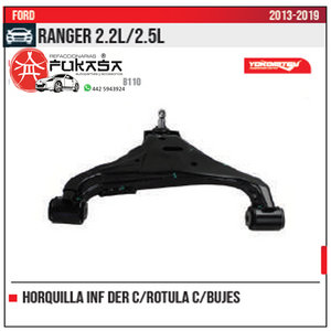 HORQUILLA INF DER FORD RANGER 2.2L 2.5L 2013 2019 *IMP