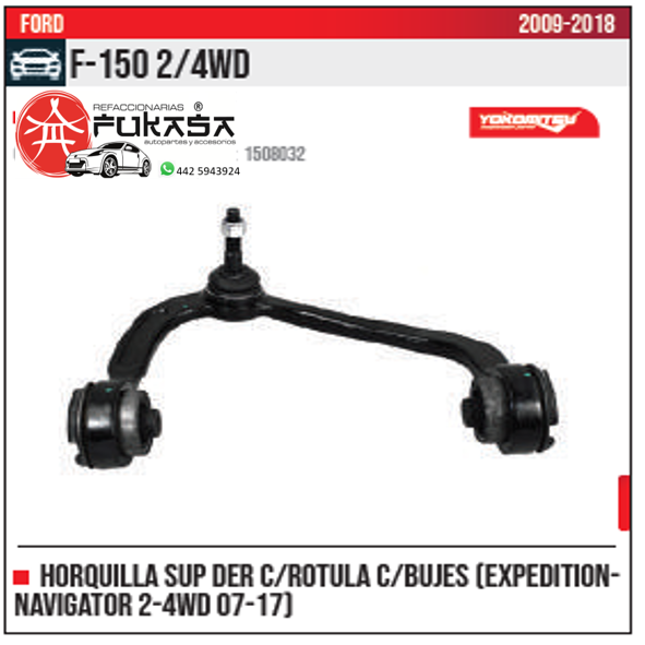 HORQUILLA SUP DER EXPEDITION NAVIGATOR 2 4WD 07 17 YKMS F 150 2 4WD 2009 2017 *IMP