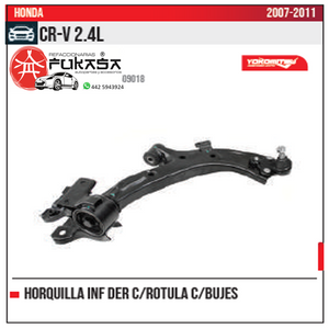 HORQUILLA INF DER CR V 2.4L 2007 2011 *IMP