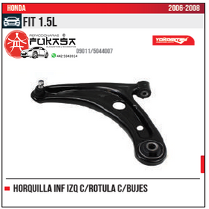 HORQUILLA INF IZQ FIT 1.5L 2006 2008 *IMP