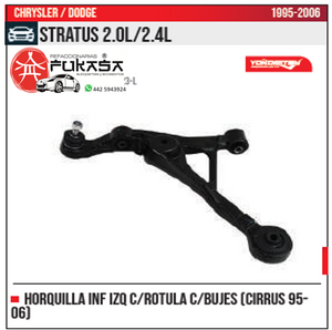 HORQUILLA INF IZQ CIRRUS 95 06 STRATUS 2.0L 2.4L 1995 2006 *IMP