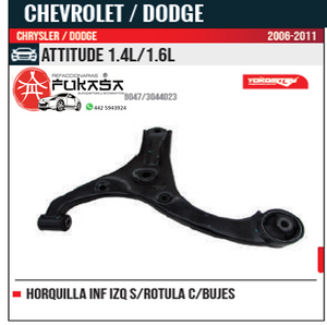 HORQUILLA INF IZQ S ROTULA ATTITUDE 1.4L 1.6L 2006 2011 *IMP