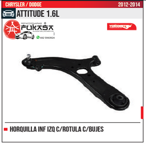 HORQUILLA INF IZQ ATTITUDE 1.6L 2012 2014 *IMP