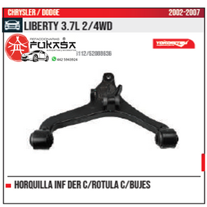 HORQUILLA INF DER S ROTULA LIBERTY 3.7L 2 4WD 2002 2007 *IMP