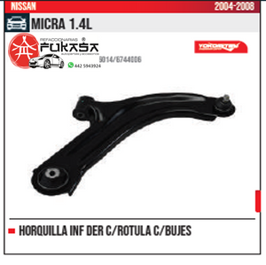 HORQUILLA SUSPENSION INF DER MICRA 05 07 *