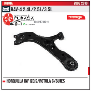 HORQUILLA SUSPENSION INF IZQ TOYOTA RAV 4 06 12 S ROTULA *