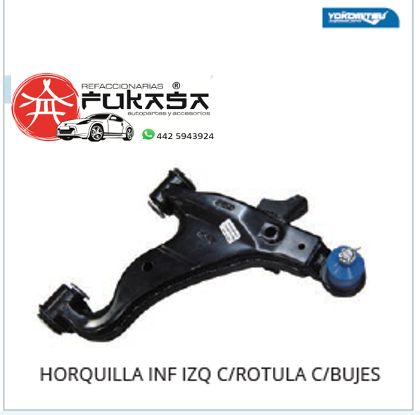 HORQUILLA SUSPENSION INF IZQ TOYOTA HILUX 06 14 4X2 *