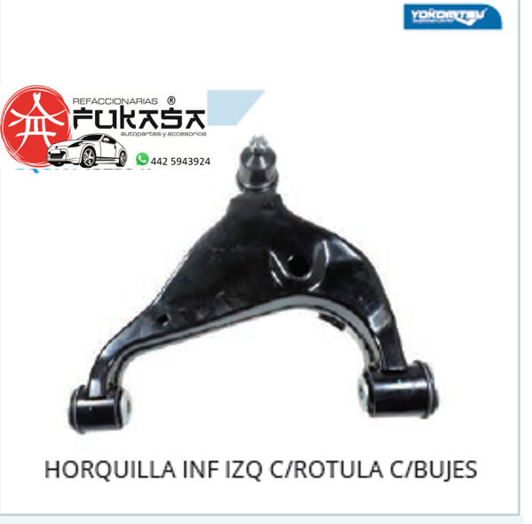 HORQUILLA SUSPENSION INF IZQ TOYOTA HILUX 4X4 06 14 C RUTULA *