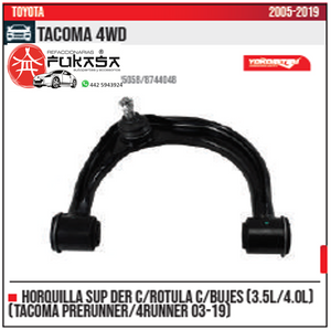 HORQUILLA SUP DER TOYOTA TACOMA 05 13 4X4 C RUTULA *