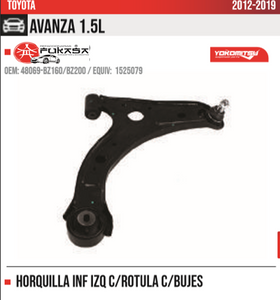 HORQUILLA INF IZQ TOYOTA AVANZA 12 19 1.5L *