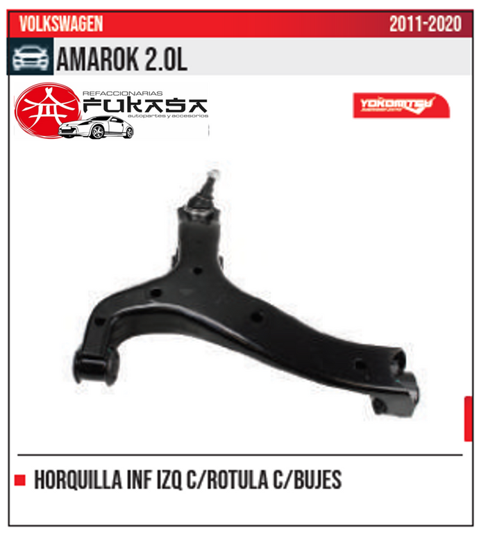 HORQUILLA SUSPENSION SUP IZQ VW AMOROK 11 15 C RUTULA *