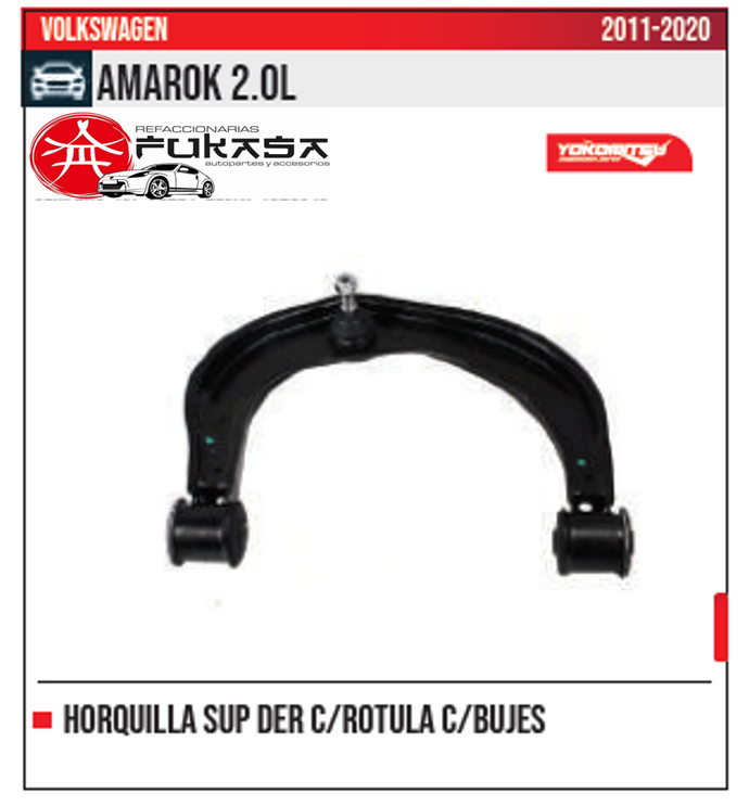 HORQUILLA SUSPENSION INF DER VW AMOROK 11 15 C RUTULA *