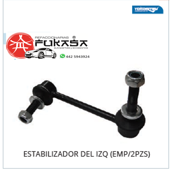 ESTABILIZADOR DEL IZQ   (YOKOMITSU) HILUX 2.7L 4WD 2006 2015 *IMP